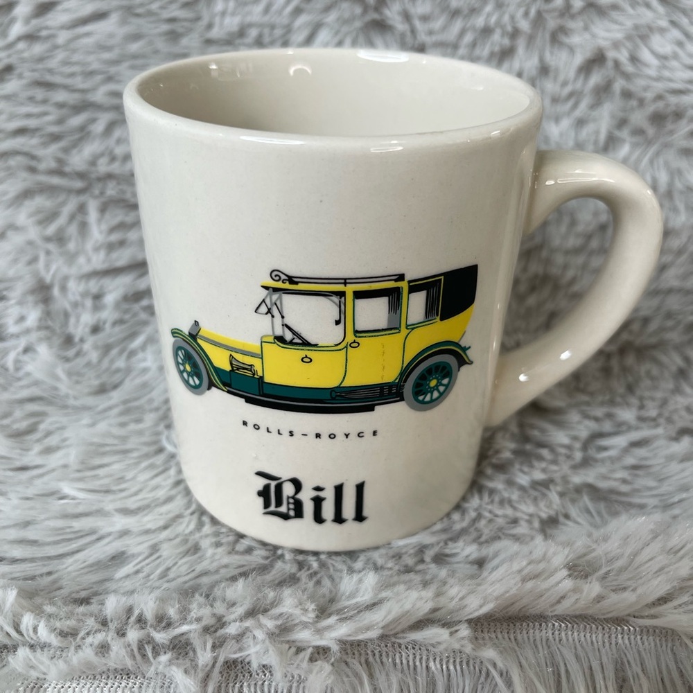 ⭐️Vintage Rolls-Royce “Bill” mug